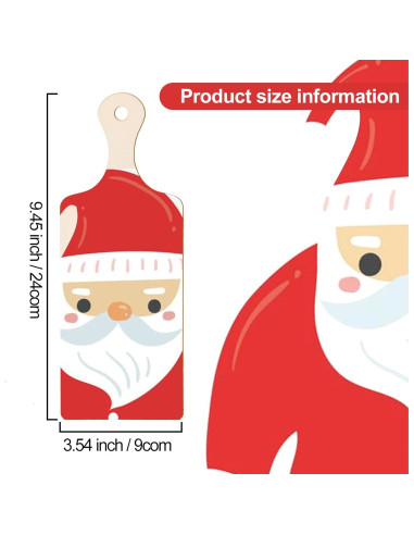 48 Mini Tablas de Cortar de Madera Patscorai 24x8.9 cm