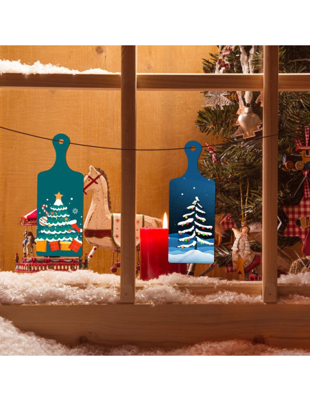 48 Mini Tablas de Cortar de Madera Patscorai 24x8.9 cm