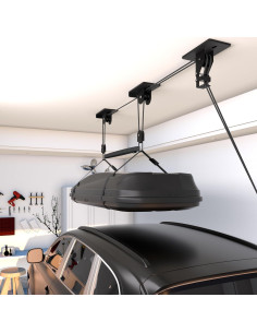 Sistema de polea KOSEOO para garaje, 68 kg, 3-5.5 m 2