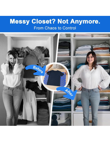 Tablero de Pliegue de Camisetas BoxLegend Azul 70x57 cm