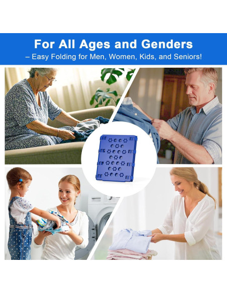 Tablero de Pliegue de Camisetas BoxLegend Azul 70x57 cm