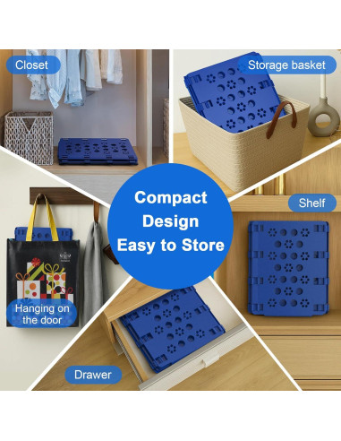 Tablero de Pliegue de Camisetas BoxLegend Azul 70x57 cm