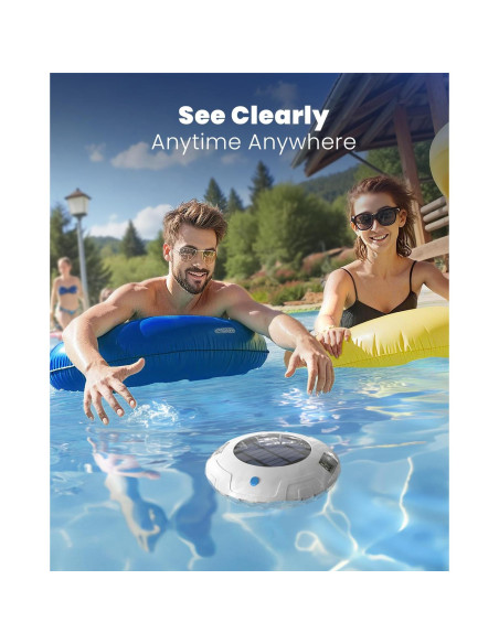 Termómetro de piscina solar PoolPrime RGBW 8 modos 28.9C