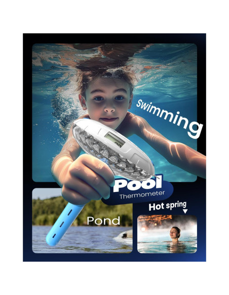 Termómetro de piscina solar PoolPrime RGBW 8 modos 28.9C