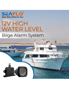 Alarma de Nivel de Agua SEAFLO 12V con Sensor Eléctrico 2