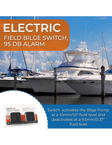 Alarma de Nivel de Agua SEAFLO 12V con Sensor Eléctrico
