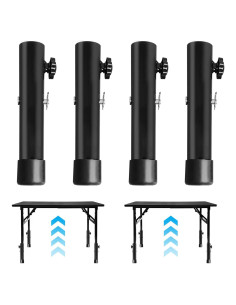 Elevadores de Mesa Plegable TOWEBOORY - 4 Piezas Ajustables