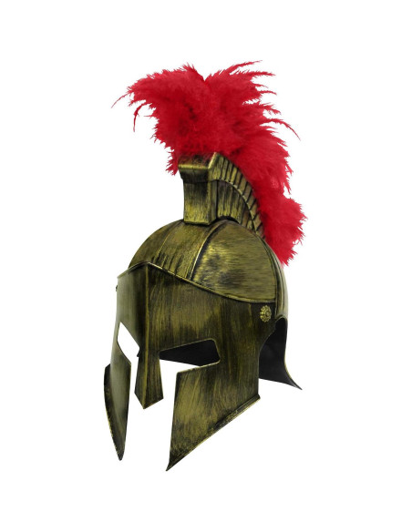 Casco Medieval Espartano y Lanza Nicky Bigs Novelties