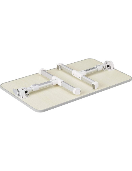 Mesa bandeja ajustable Amazon Basics crema para laptop 52cm