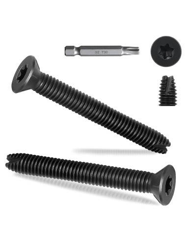 Tornillos para Deck FMhotu 1/4-20 x 6.35 cm Cabeza Plana - 100 Pzas