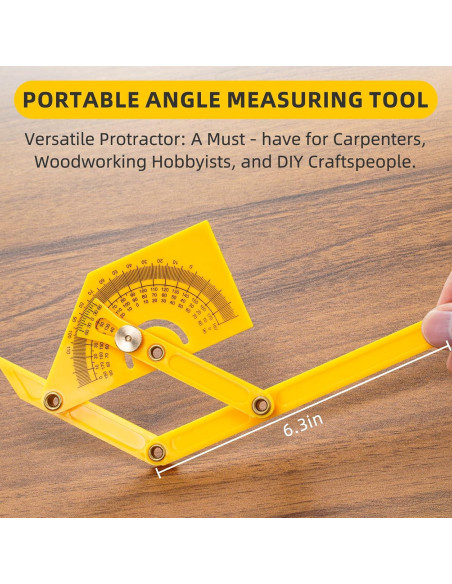 2 Transportadores de Ángulo Ajustables SYFLHYP 0-180