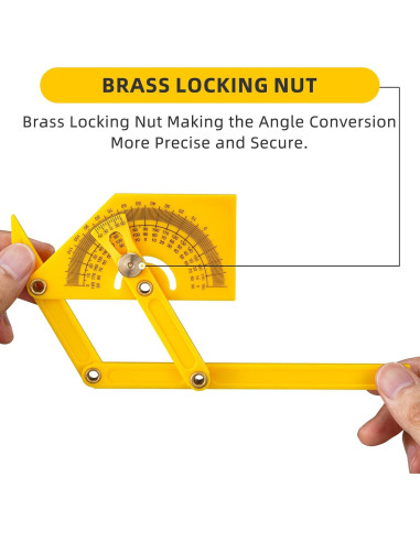 2 Transportadores de Ángulo Ajustables SYFLHYP 0-180