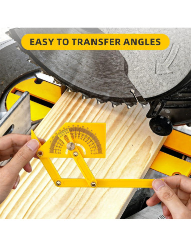 2 Transportadores de Ángulo Ajustables SYFLHYP 0-180