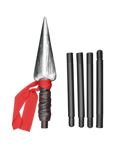 Casco Medieval Espartano y Lanza Nicky Bigs Novelties