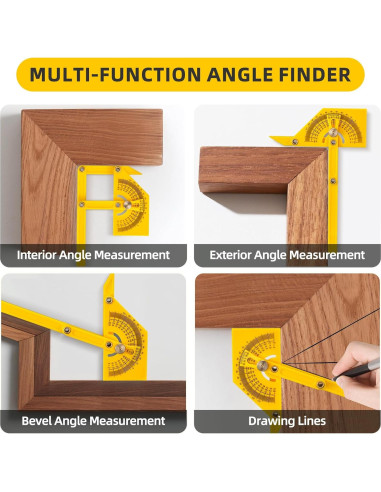 2 Transportadores de Ángulo Ajustables SYFLHYP 0-180
