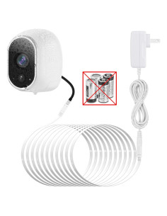 Adaptador de corriente Arlo Original con cable 7.5m para cámara