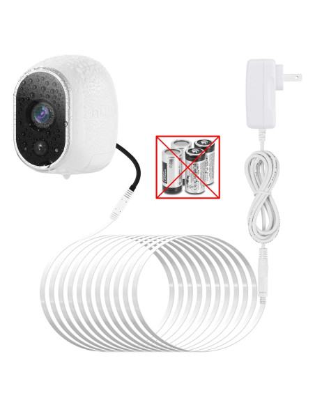 Adaptador de corriente Arlo Original con cable 7.5m para cámara