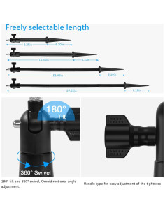 Soporte de Estaca de Tierra VOMENC para Cámara Arlo Essential XL 2