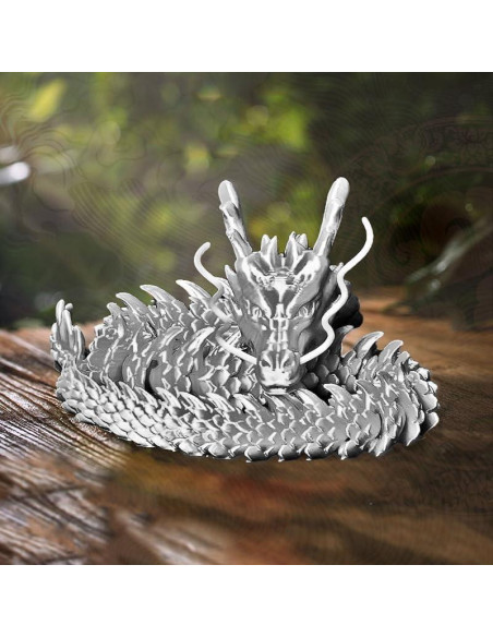 2 Dragones Impresos en 3D WUQIREN 30 cm Articulados