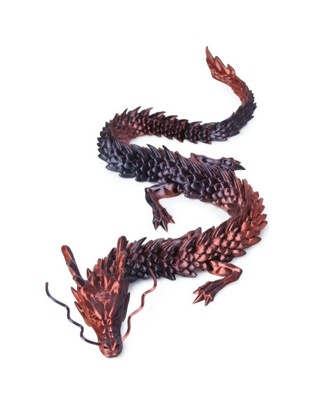 2 Dragones Impresos en 3D WUQIREN 30 cm Articulados