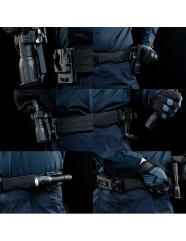 Soporte Táctico para Linterna TACNEX 1"-1.25" Clip Cinturón