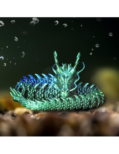 2 Dragones Impresos en 3D WUQIREN 30 cm Articulados