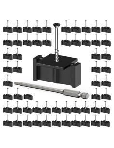 100 Sujetadores Ocultos Buzzlett para Decks con Tornillos Inox