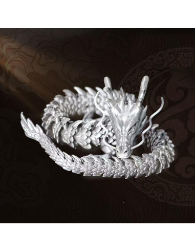 2 Dragones Impresos en 3D WUQIREN 30 cm Articulados