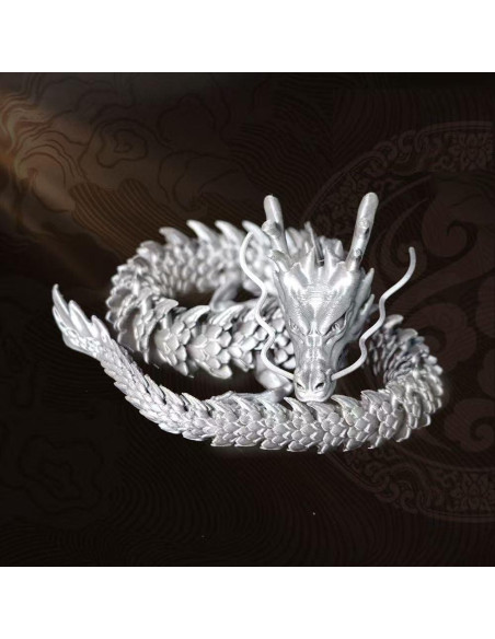 2 Dragones Impresos en 3D WUQIREN 30 cm Articulados