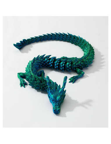 2 Dragones Impresos en 3D WUQIREN 30 cm Articulados