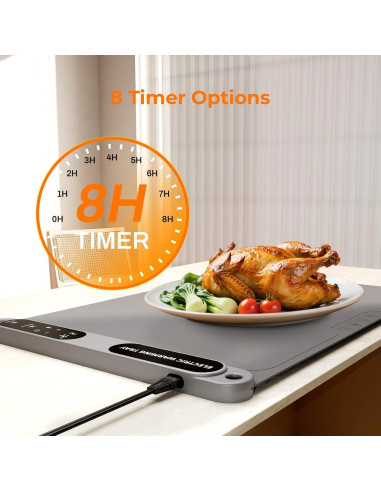 Alfombrilla Calentadora de Comida Firelex 60x38cm 360W 7 Temperaturas