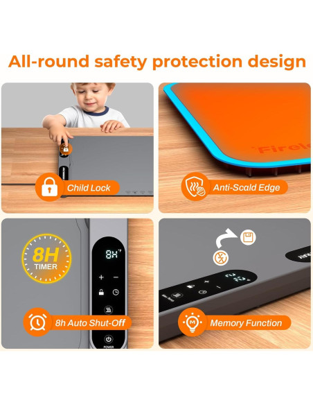 Alfombrilla Calentadora de Comida Firelex 60x38cm 360W 7 Temperaturas