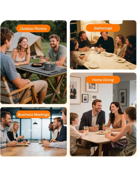 Alfombrilla Calentadora de Comida Firelex 60x38cm 360W 7 Temperaturas