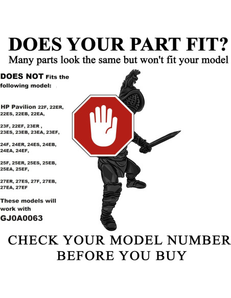 Adaptador VESA Gladiator Joe para Monitores HP Pavilion M Series