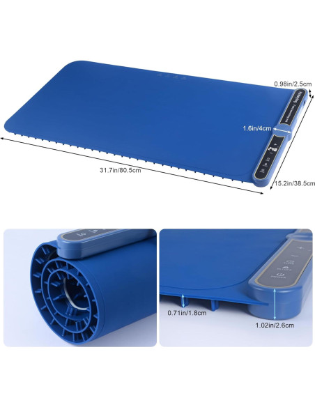 Alfombrilla Calentadora Eléctrica Extra Grande Hzdeying 81x38 cm