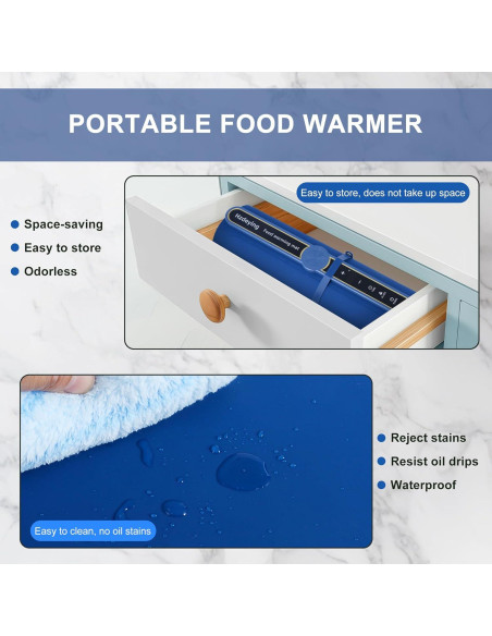 Alfombrilla Calentadora Eléctrica Extra Grande Hzdeying 81x38 cm