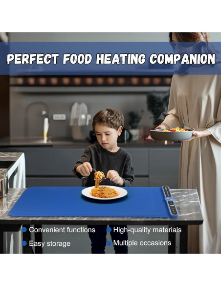 Alfombrilla Calentadora Eléctrica Extra Grande Hzdeying 81x38 cm