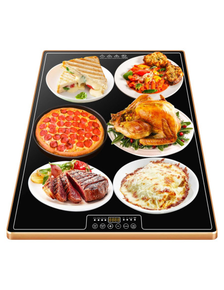 Bandeja Calentadora Eléctrica TOPRATED 61x41 cm con Termostato