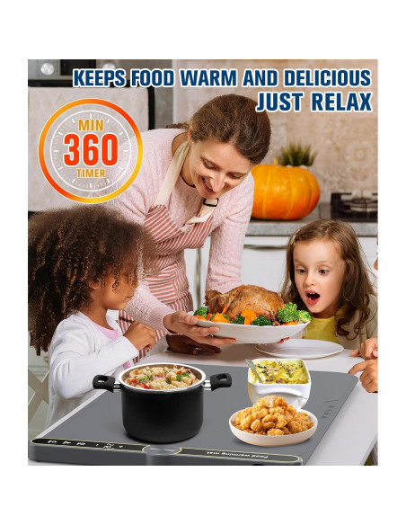 Alfombrilla Calentadora Eléctrica HOMEELVES 330W 9 Niveles