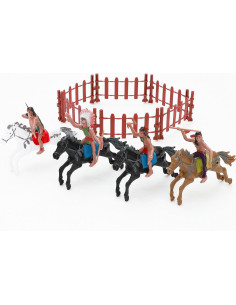 Figuras Nativas Americanas ONEST 26 Piezas Juguetes Educativos 2