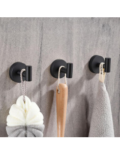 Ganchos de Succión MNGD para Toallas y Abrigos - 4 Piezas 2