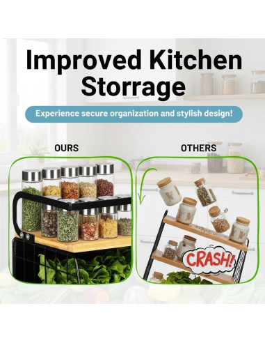 Estante Magnético para Nevera Yiwu Rewood 20.9x35 cm