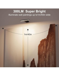 Juego de 2 Luces LED Koopala para Arte y Fotos, Batería 6000mAh 2