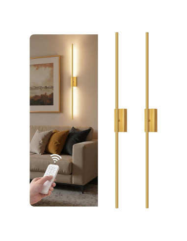 Apliques de Pared Inalámbricos GOEBLESON 10000mAh Set de 2