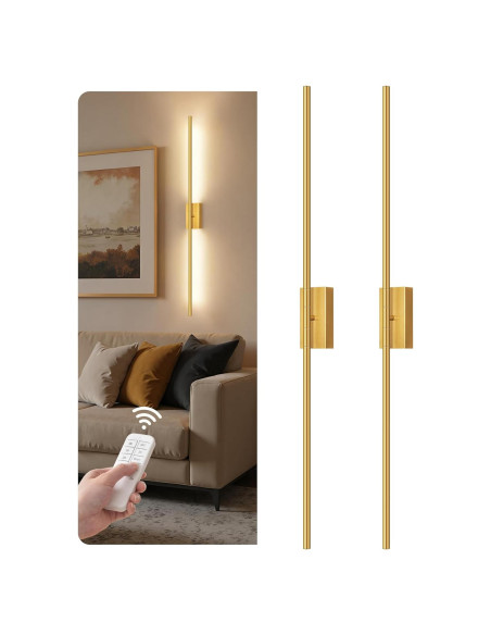 Apliques de Pared Inalámbricos GOEBLESON 10000mAh Set de 2