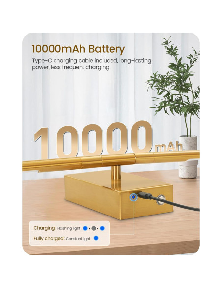 Apliques de Pared Inalámbricos GOEBLESON 10000mAh Set de 2