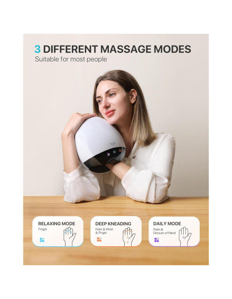 Masajeador de Mano Eléctrico ALLJOY con Calor y Compresión