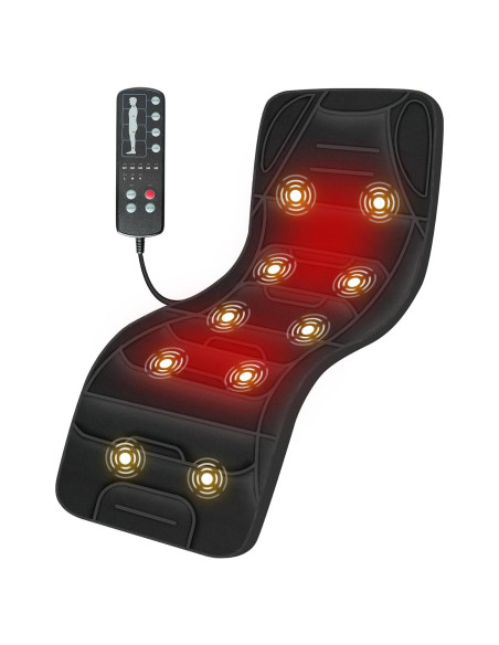 Esterilla de Masaje Comfier CF-3401 con Calor y 10 Motores
