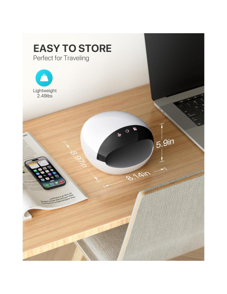 Masajeador de Mano Eléctrico ALLJOY con Calor y Compresión