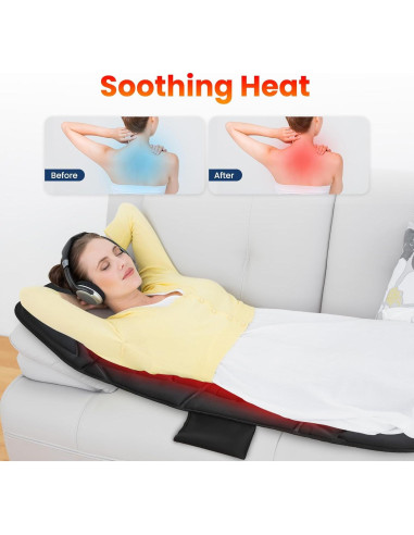 Esterilla de Masaje Comfier CF-3401 con Calor y 10 Motores